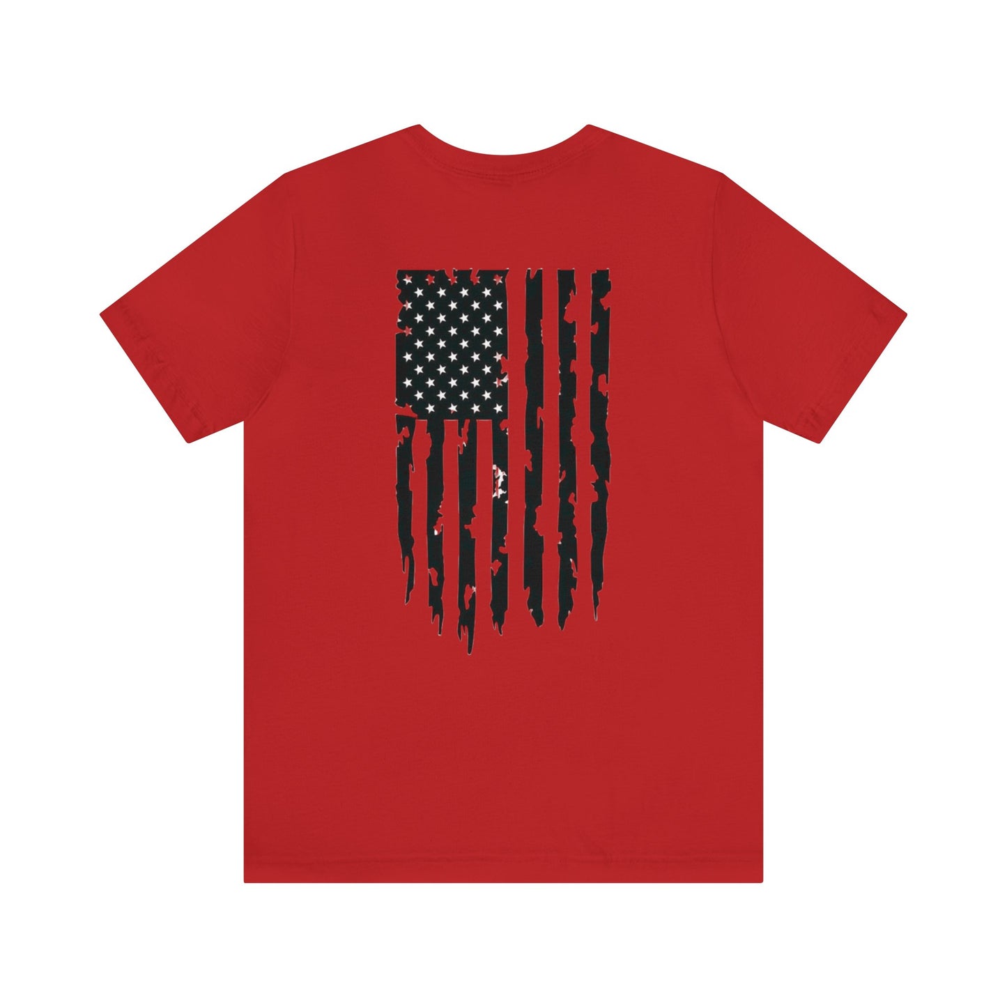 Tattered flag back
