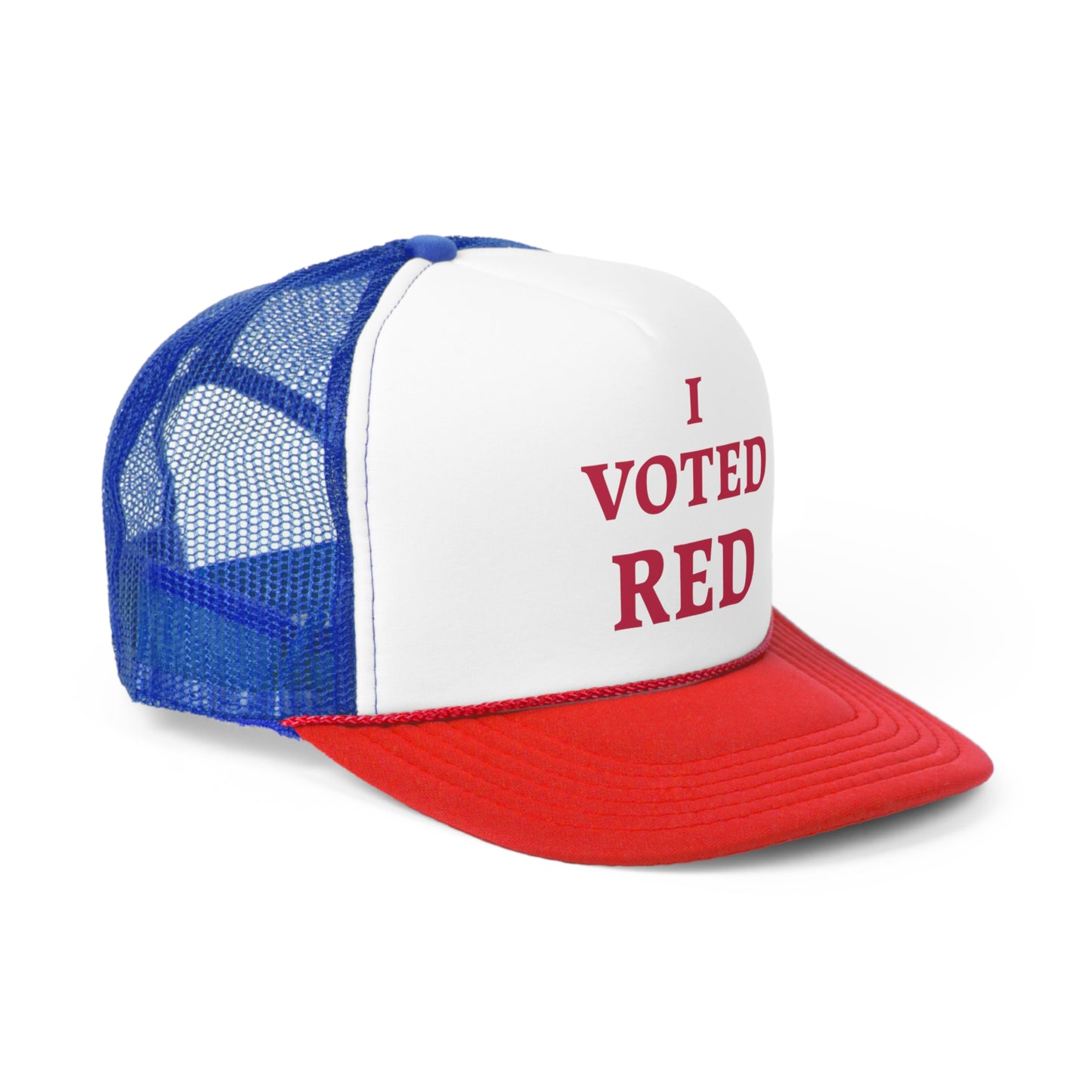 I Voted Red Trucker Caps