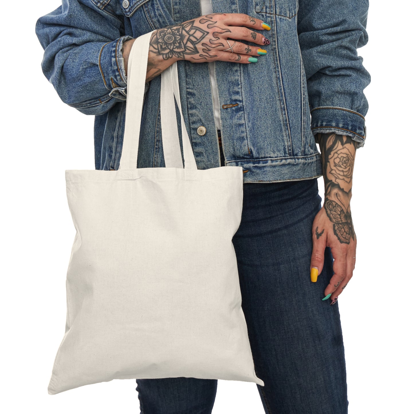 I Voted Red Natural Tote Bag
